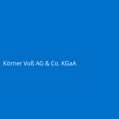 Körner Voß AG & Co. KGaA