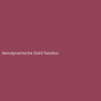 Aerodynamische Stahl-Tastatur