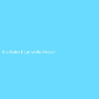 Rustikales Baumwolle-Messer
