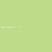 Leichte Marmor-Uhr