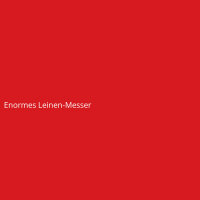 Enormes Leinen-Messer
